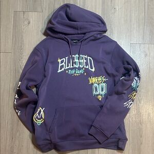 Rue21 Purple Graphic Hoodie